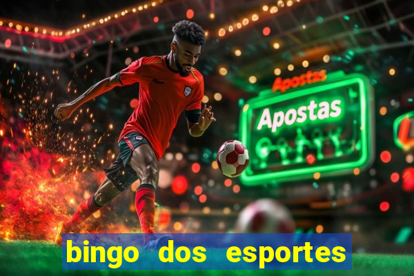 bingo dos esportes para imprimir